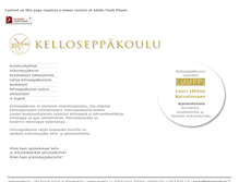 Tablet Screenshot of kelloseppakoulu.fi